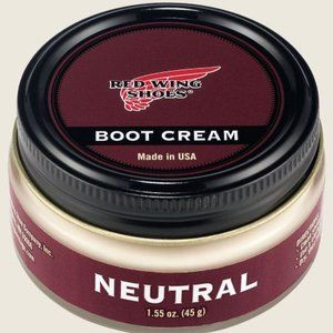 Neutral Boot & Shoe CREAM POLISH Condition Leather 1.55 oz Jar Red Wing 97110